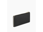 Compagnon zippé Emilie en cuir signature T