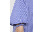 Chemise Caly bleue à rayures et strass