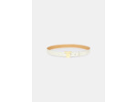 Ceinture Bis Craie en Cuir Bovin