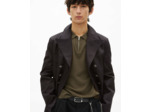 Caban mi long dark grey