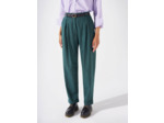 Pantalon carotte emeraude