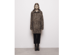 Parka leopard waterproof print leopard