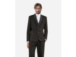 Veste de smoking col chale avec brandebourds black