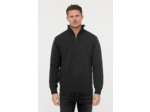 Pull col camioneur zippé en laine épaisse