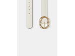 Ceinture Gigi Ecru en Cuir De Vachette