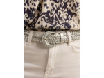 Ceinture tressée en cuir