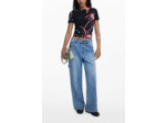 T-Shirt À Manches Courtes En Maille – Femme