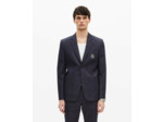 Veste de costume large 2 boutons et broderie navy