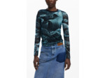 T-Shirt À Manches Longues En Maille – Femme