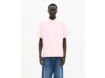 Chemise a manches courtes col classique pale pink