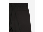 Pantalon large en laine noir black