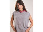 Pull sans manches en cachemire