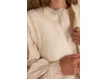Pull BAYANE en laine sans manches