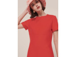 Robe Rehane Corail en Polyester
