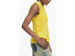 Blouse Sans Manches En Tissu – Femme