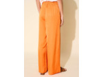 Pantalon large en satin