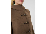 Manteau Manoelli Noisette en Laine vierge