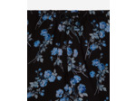Short motif petites fleurs black blue