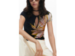 T-Shirt À Manches Courtes En Maille – Femme