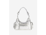 Sac amelia en cuir silver