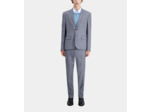 Veste de costume fit crante light blue
