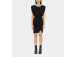 Robe Courte Noire Avec Fronces black