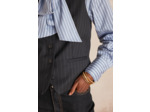 Gilet de tailleur sans manches ABEL rayée