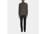 Chemise imprimé fleuri dark brown