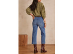 Jean LEA CROPPED en denim