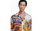 Chemise À Manches Courtes En Tissu – Homme