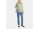 Chemise Vert Clair En Soie Satin kaki grey