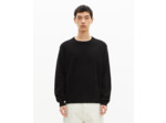 Pull col rond en cachemire noir black