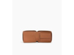 Porte monnaie zippé Maurice en cuir lisse