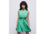 Robe Courte Sans Manche emeraude