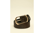 Ceinture en cuir irisée