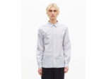 Chemise à fines rayures bleu clair bleu