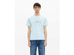 T-shirt manches courtes avec print devant baby blue