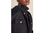 Blouson à capuche DOLINE en laine