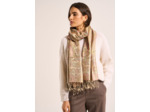 Foulard en soie imprimé cachemire