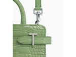 Petit sac à main Emilie en cuir effet croco