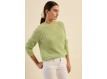 Pull col rond oversize en laine et alpaga