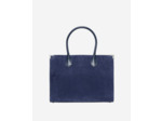 Sac cabas ming l en suède marine bleu