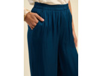 Pantalon large en satin
