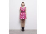 Robe Decollete V Dos Nu pink