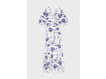 Robe longue cintrée imprimé Ikat - PLACIDE