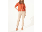 Cardigan rhubarbe