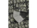 Chemise slim noir / ecru