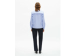 Chemise a manches longues col marin blue white