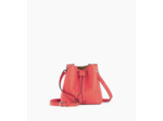 Mini sac seau Louise en cuir grainé
