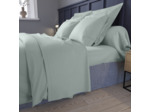 Drap plat Partition Satin de coton Coloris Menthe